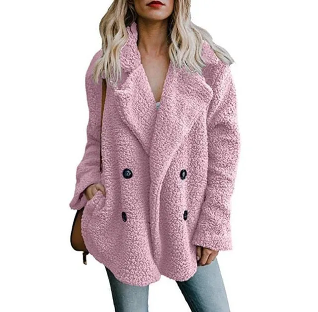 Winter Faux Fur Teddy Bear Coat