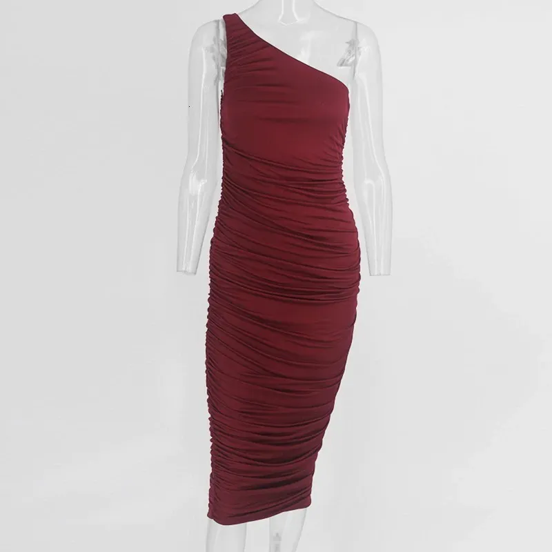 Women's Spring/Summer Sheath Asymmetrical High-Waist Dress