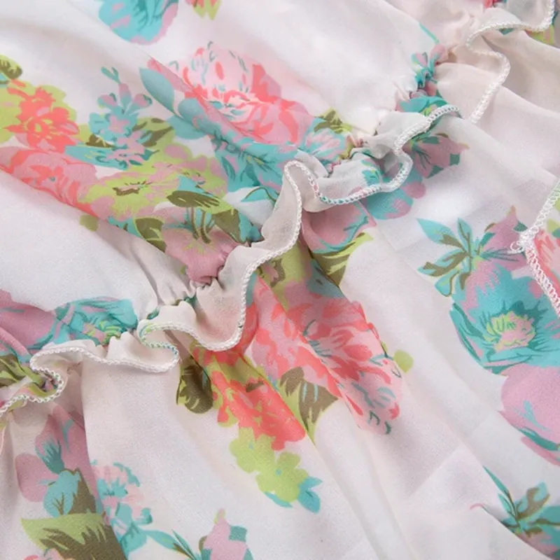 Women's Summer Casual Bodycon Floral Mini Dress