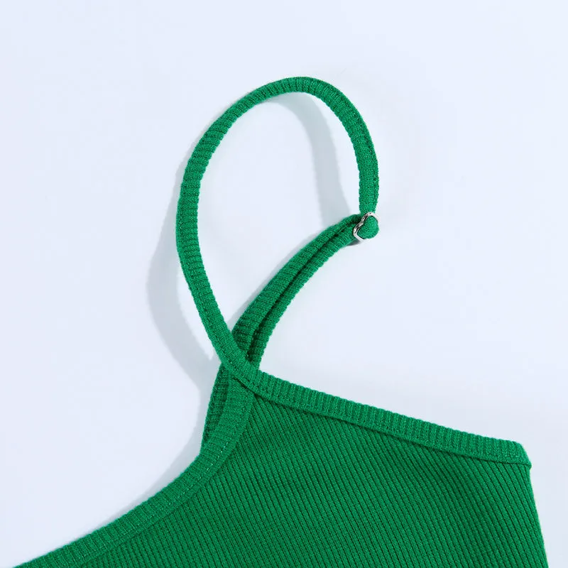 Women's Summer Casual Ribbed Elastic Dress