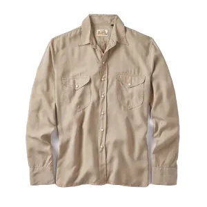 Wythe - Tencel Pearlsnap Shirt - Nutmeg